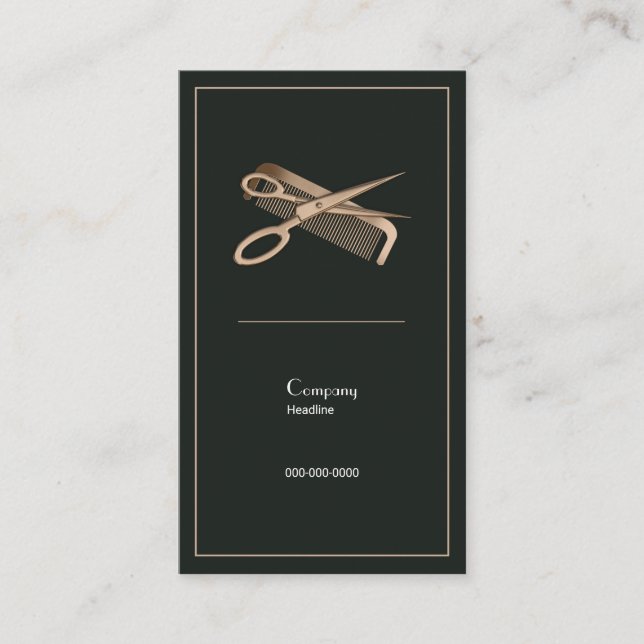 Hair Stylist Business Card (Front)