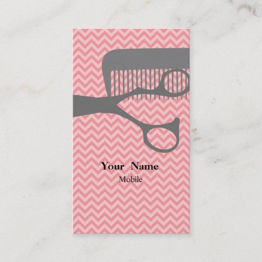 Customizable Hair Stylist Business Card Template
