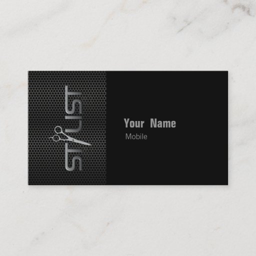 Customizable Hair Stylist Business Card Templates