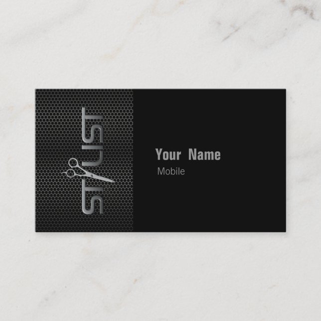 Hair Stylist Business Card (Front)