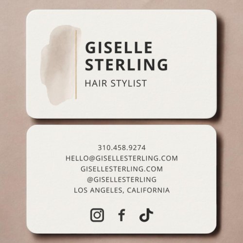 Hair Stylist  Business Card