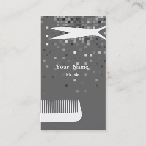 Customizable Hair Stylist Business Card