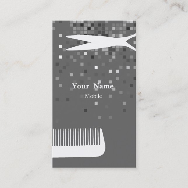 Hair Stylist Business Card (Front)