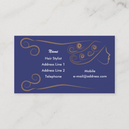 Hair Stylist Business Card