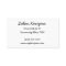 Hair Stylist Business Card