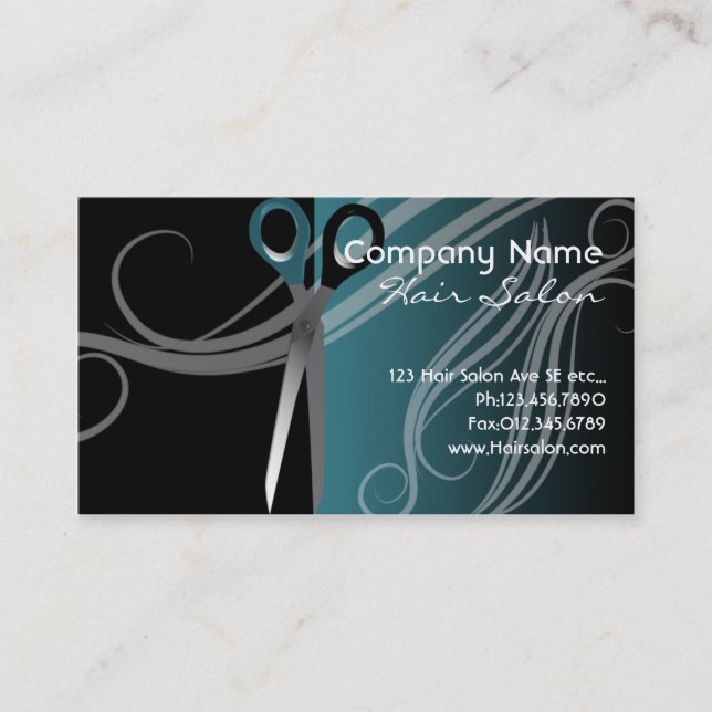hair stylist business card (Front)