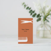 Hair Stylist Business Card (Standing Front)