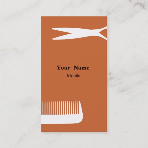 Customizable Hair Stylist Business Card Template