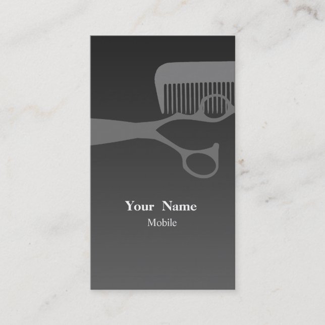 Hair Stylist Business Card (Front)