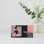 Hair Stylist Business Cards (Standing Front)