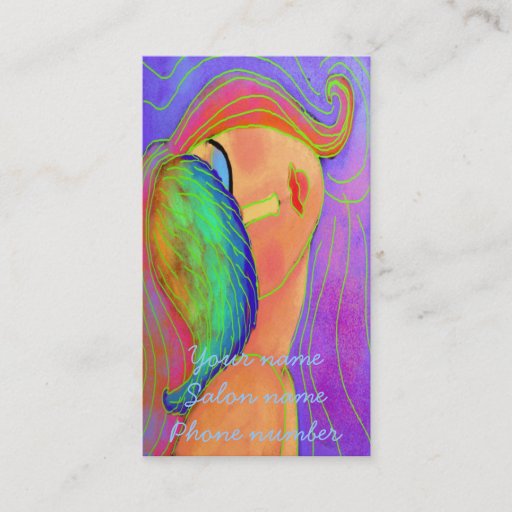 Customizable Hair Stylist Business Cards