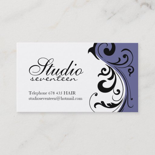 Customizable Hair Stylist Business Cards