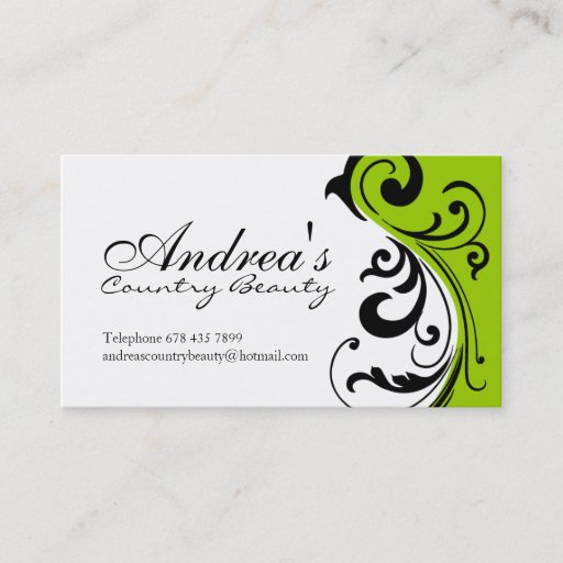 Customizable Hair Stylist Business Cards