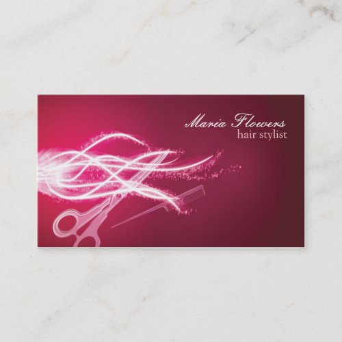 hair stylist business cards