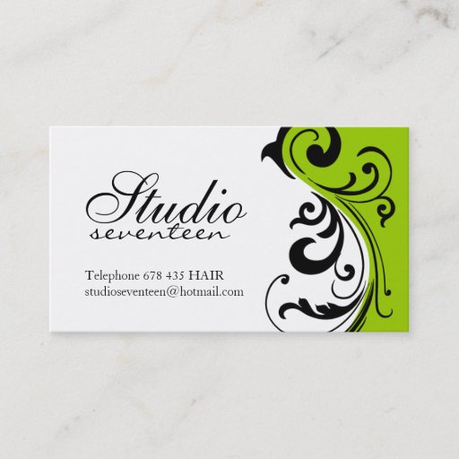 Customizable Hair Stylist Business Cards