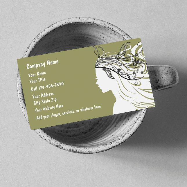 Hair Stylist Business Cards (Creator Uploaded)