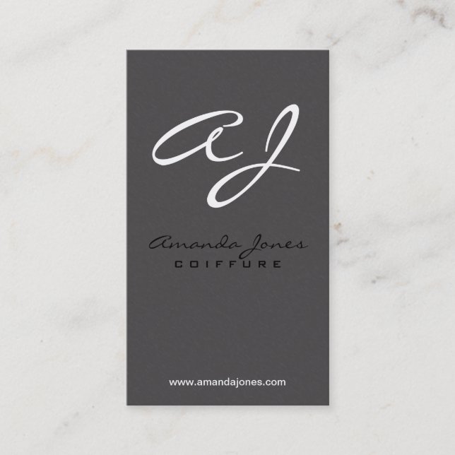 Hair Stylist - Business Cards (Front)