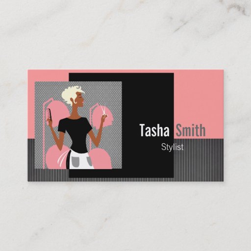 Customizable Hair Stylist Business Cards