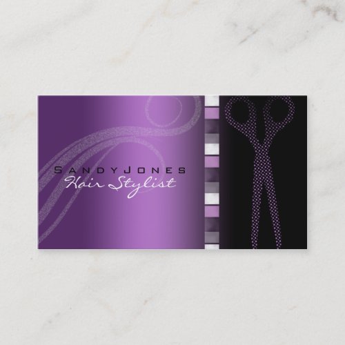 Hair stylist business cards