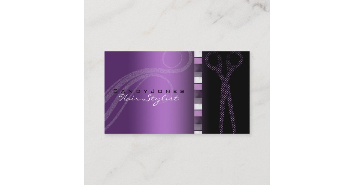 Hair stylist business cards Zazzle