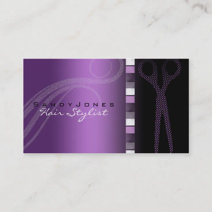 Hair stylist business cards Zazzle