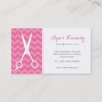 Hair Stylist Business Cards Modern by LittleApplesDesign at Zazzle