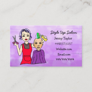 Hair Stylist Business Name Beauty Salon Card