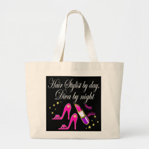 HAIR STYLIST BY DAY, DIVA BY NIGHT TOTE BAG