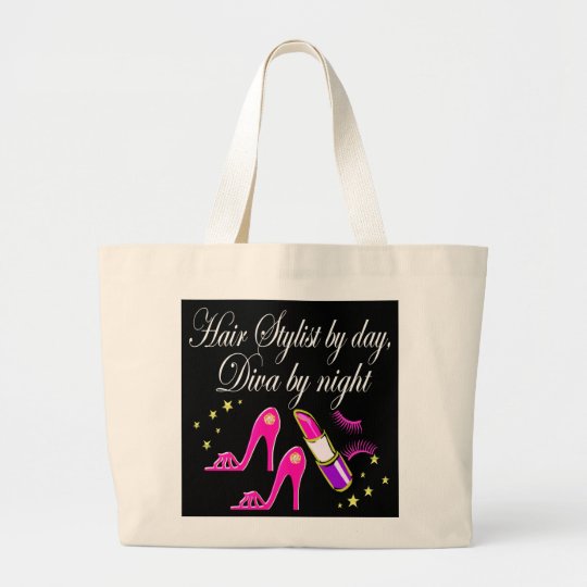 Hair Stylist By Day Diva By Night Tote Bag Zazzle Com