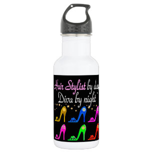 HAIR STYLIST BY DAY DIVA BY NIGHT WATER BOTTLE