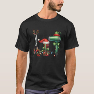 Hair Stylist Christmas Hairdresser Licensed Hairap T-Shirt