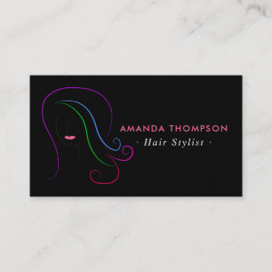 Hair Stylist classy customizable Appointment Card