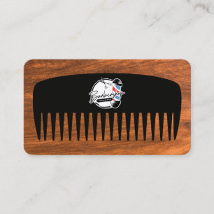 Hair Stylist Comb Barbershop Business Card