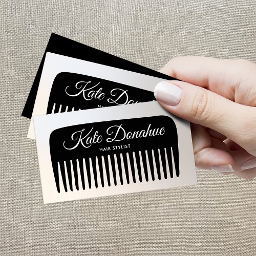 Hair Stylist Comb Beauty Salon Business Card