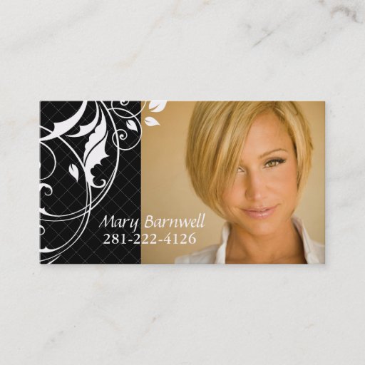 Customizable Hair Stylist Custom Card - Jamie Eason Business Card Templates