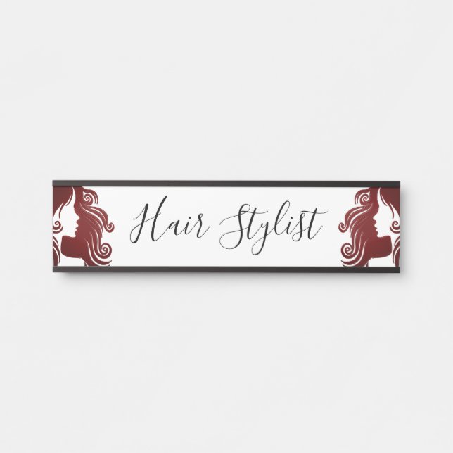 Hair Stylist Door Sign (Front)