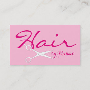 Hair Stylist Elegant Cotton Candy Background #2 Business Card