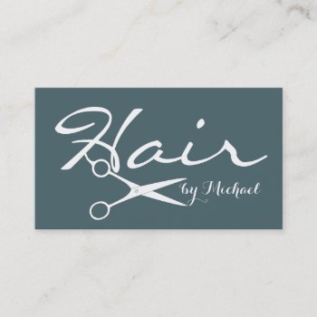 Hair Stylist Elegant Deep Space Sparkle Background Business Card by NhanNgo at Zazzle