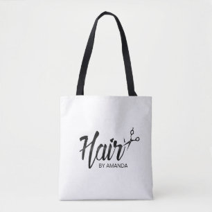Hair Stylist Elegant Script Hair Salon Tote Bag
