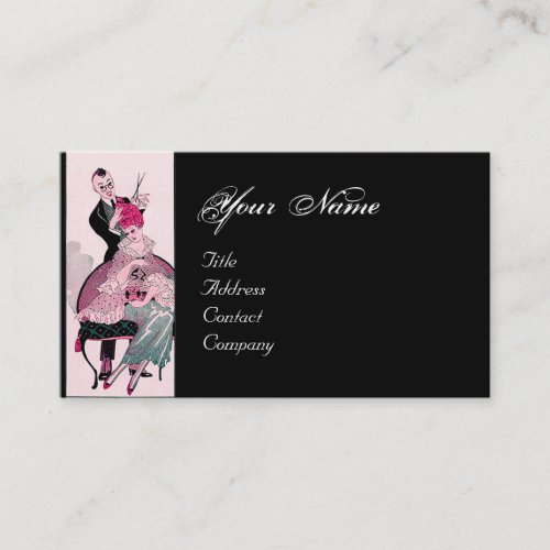 HAIR STYLIST FASHION BEAUTY SALON MAKE UP ARTIST BUSINESS CARD