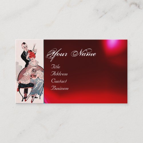 HAIR STYLIST FASHION BEAUTY SALON MAKE UP ARTIST BUSINESS CARD