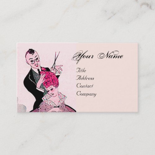 HAIR STYLIST FASHION BEAUTY SALON MAKE UP ARTIST BUSINESS CARD