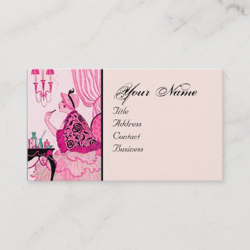 HAIR STYLIST FASHION BEAUTY SALON MAKE UP ARTIST BUSINESS CARD