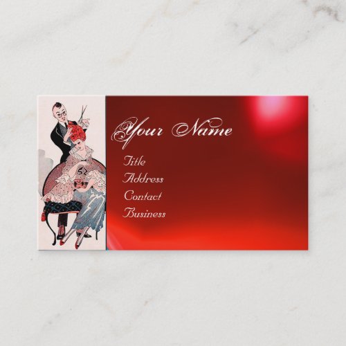 HAIR STYLIST FASHION BEAUTY SALON MAKE UP ARTIST BUSINESS CARD