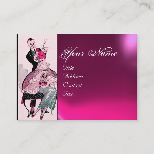 HAIR STYLIST FASHION BEAUTY SALON MAKE UP ARTIST BUSINESS CARD