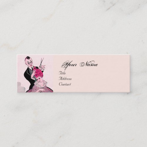 HAIR STYLIST FASHION BEAUTY SALON MAKE UP ARTIST MINI BUSINESS CARD