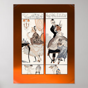 HAIR STYLIST ,FASHION BEAUTY SALON MAKE UP ARTIST POSTER