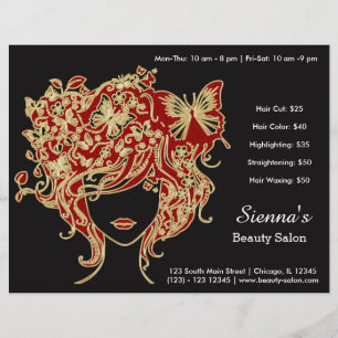 Hair stylist flyer