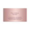 Hair Stylist Foil Rose Gold Monogram Leopard