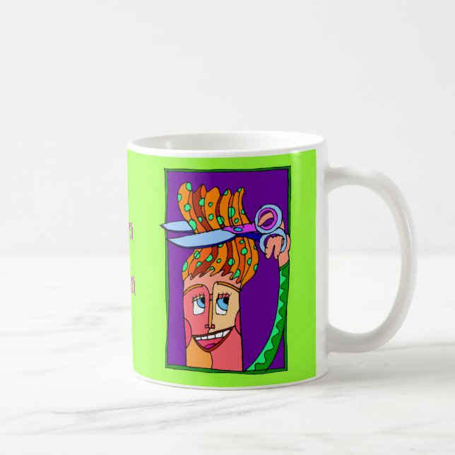 Hair stylist fun and colorful Mug (Right)